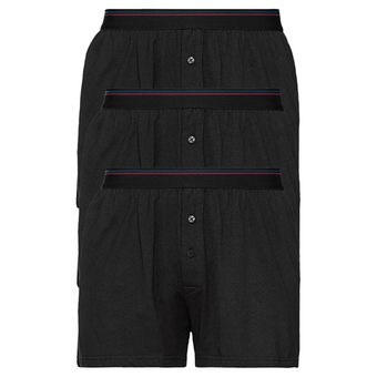 شورت مردانه آزاد سه عددی مشکی برند لیورجی مدل 8393