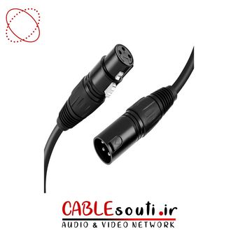 کابل میکروفون - 5 متری - دو سر کنون