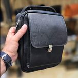 کیف کج چرم طبیعی الما چرم مدل هکتور