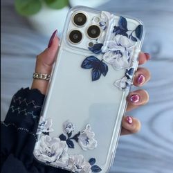 کاور شفاف طرح رز سفید