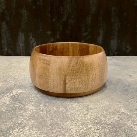 کاسه چوبی 20*10 گردو Curve | انتخاب خاص برای میز پذیرایی