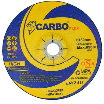 صفحه برش استیل بر کاربو مدل 180mm