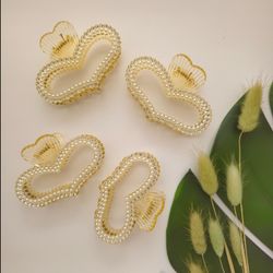 کلیپس مرواریدی قلبی کد 10027092