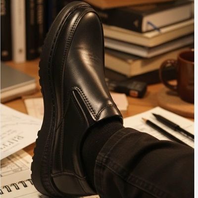 کفش مردانه چرم بیاله مدل رادین ترکیبی از راحتی، کیفیت و استایل