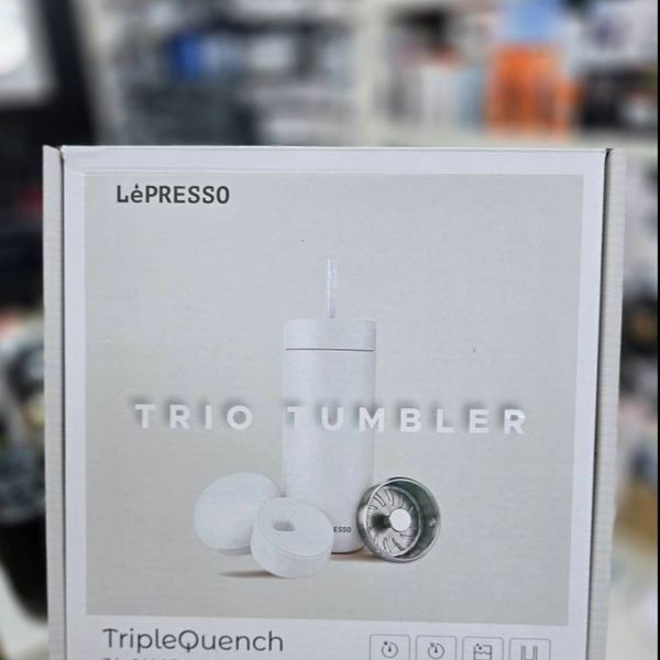 تراول ماگ یا فلاسک 3 کاره برند LePRESSO مدل TripleQuench (Trio Tumbler) 
