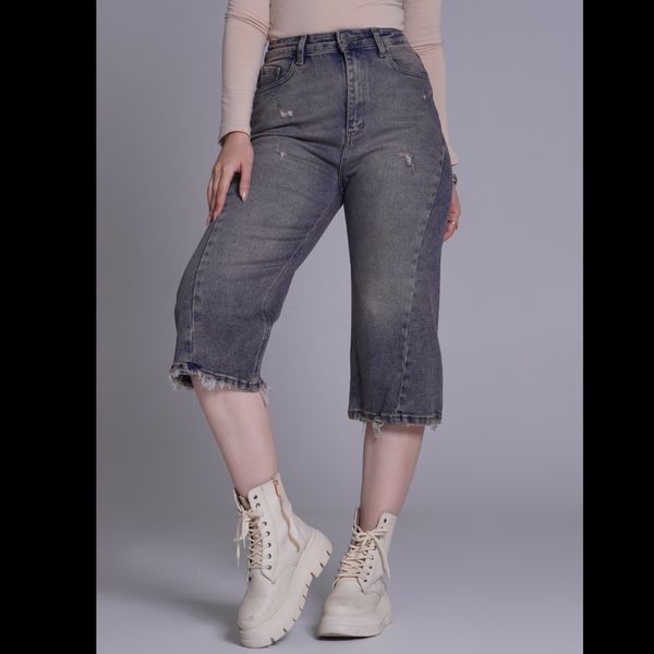 شلوار جین اسکینی دوخت کج27402