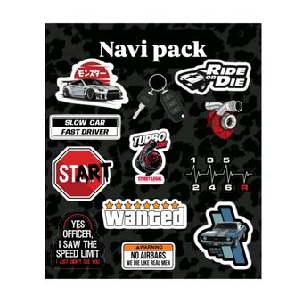 استیکر پک ماشین ناوی