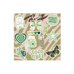 استیکر پک سبز ناوی