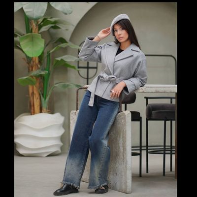 ترنج کت فوتر بدون دکمه بند دار قد60