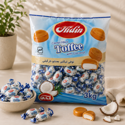 شکلات تافی نارگیلی آیدین 3کیلویی