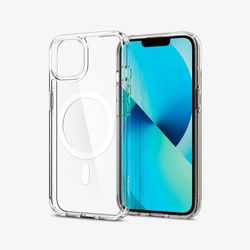 کاور کلاسیک مدل شفاف مگ سیف برند Spigen مناسب برای گوشی موبایل اپل iphone 14 Max