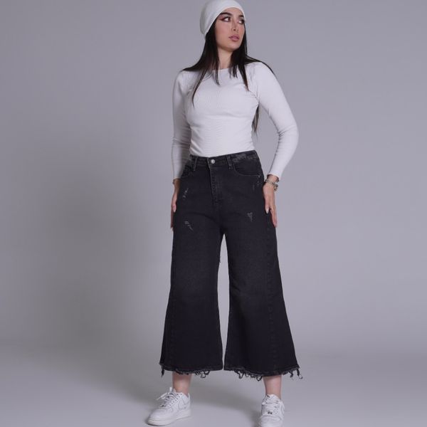 شلوار جین شافل کد 27004