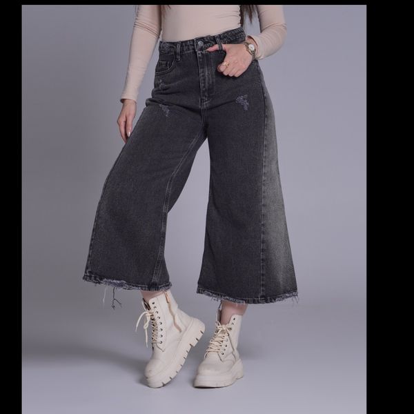 شلوار جین شافل قد90 کد کد26906