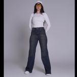 شلوار جین فلر بگ کش کد 3244