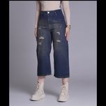 شلوار جین واید لگ قد88 کد 2585