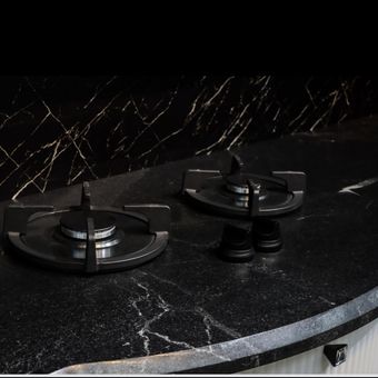 گاز بدون صفحه روی سنگ دو شعله FH-2