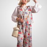 کت و دامن شلواری باتیک هند اصل