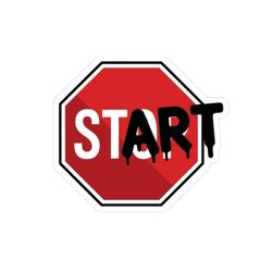 استیکر خودرو مدل استارت