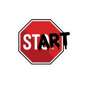 استیکر خودرو مدل استارت