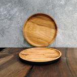 پلیت پذیرایی چوب گیلاس مگنتی | سایز 26 سانتی‌متر