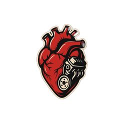 استیکر ماشین مدل قلب