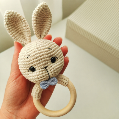 جغجغه بافت خرگوش🐰💙