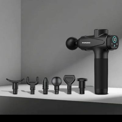 دستگاه ماساژور تفنگی (Massage Gun) از برند Porodo (سری Lifestyle) مدل PD-LFSTNS06BK ‌