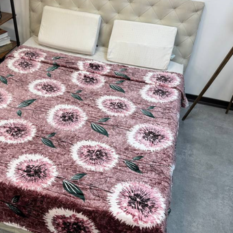 پتو ⁮⁮ابریشم دونفره طرح دار برجسته