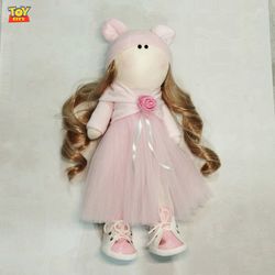 عروسک روسی 40 سانت گوشدار