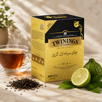 چای سیاه ارل گری توینینگز _ 500 گرمی