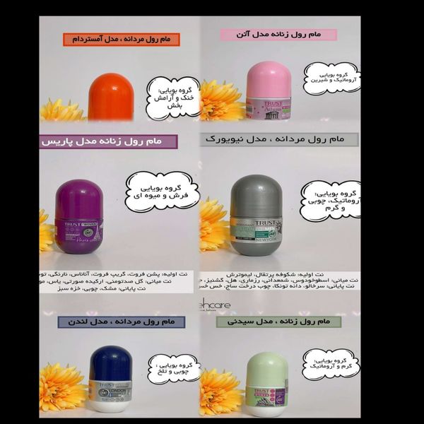 لوسیون خوشبوکننده (مام رول) مردانه ، مدل آمستردام