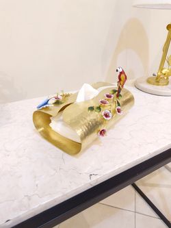 جادستمالی نغمه زرین طوطی برنجی