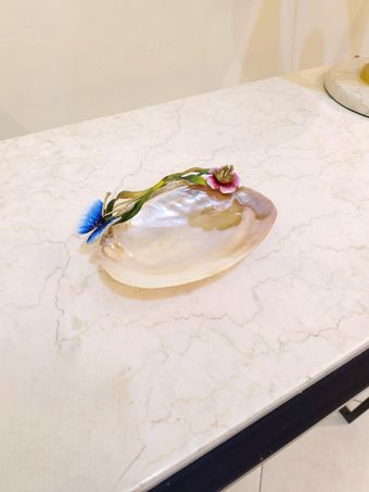 صدف پایه حلزونی برنجی | مدل 2