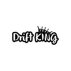استیکر ماشین مدل پادشاه دریفت KING DRIFT