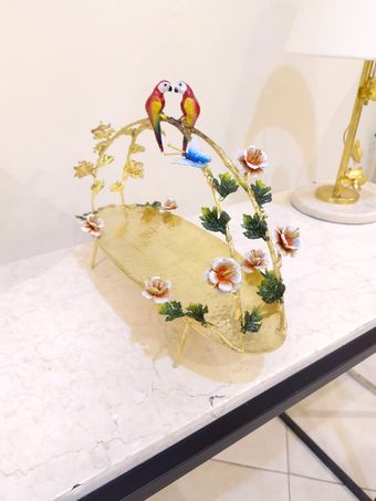 رولت خوری تاج بزرگ برنجی | مدل 1