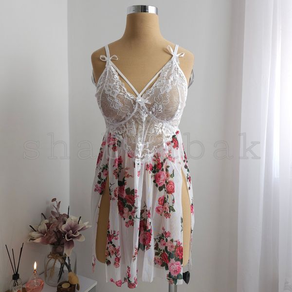 لباس خواب زنانه سایز بزرگ کد 100347