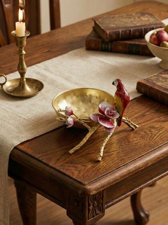 پیاله طوطی برنجی | مدل 3