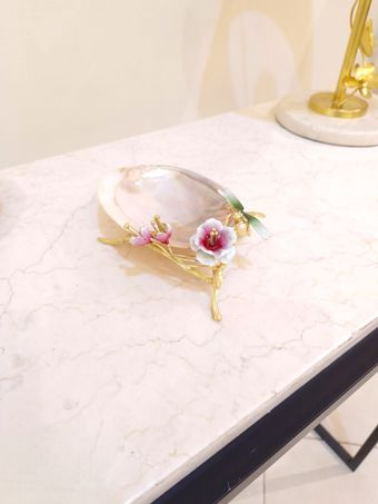 صدف عمودی پایه برنجی | مدل 2