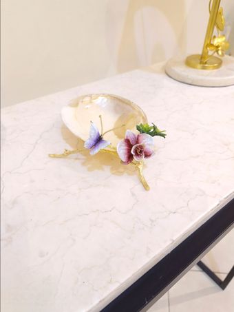 صدف عمودی پایه برنجی | مدل 5