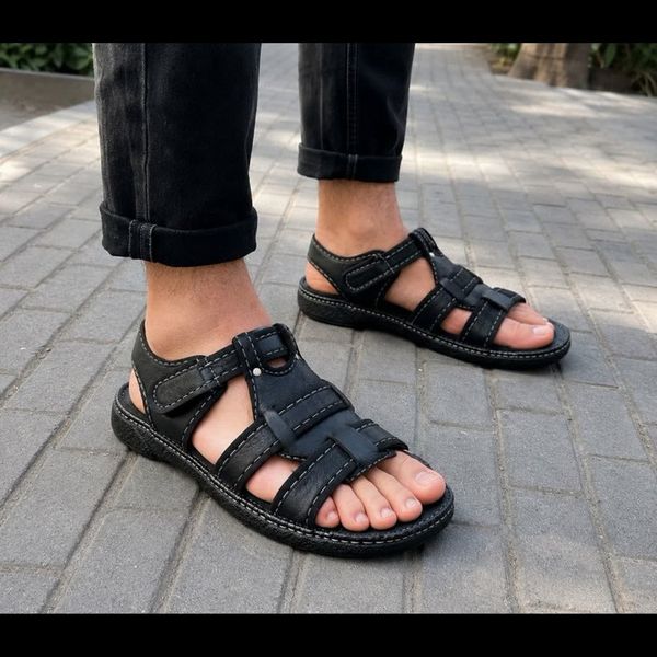 صندل مردانه تابستانی مدل پوشکاش سبک و راحت