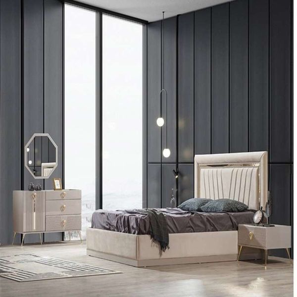 سرویس تخت خواب مدل یاتاک دو نفره 6 تکه