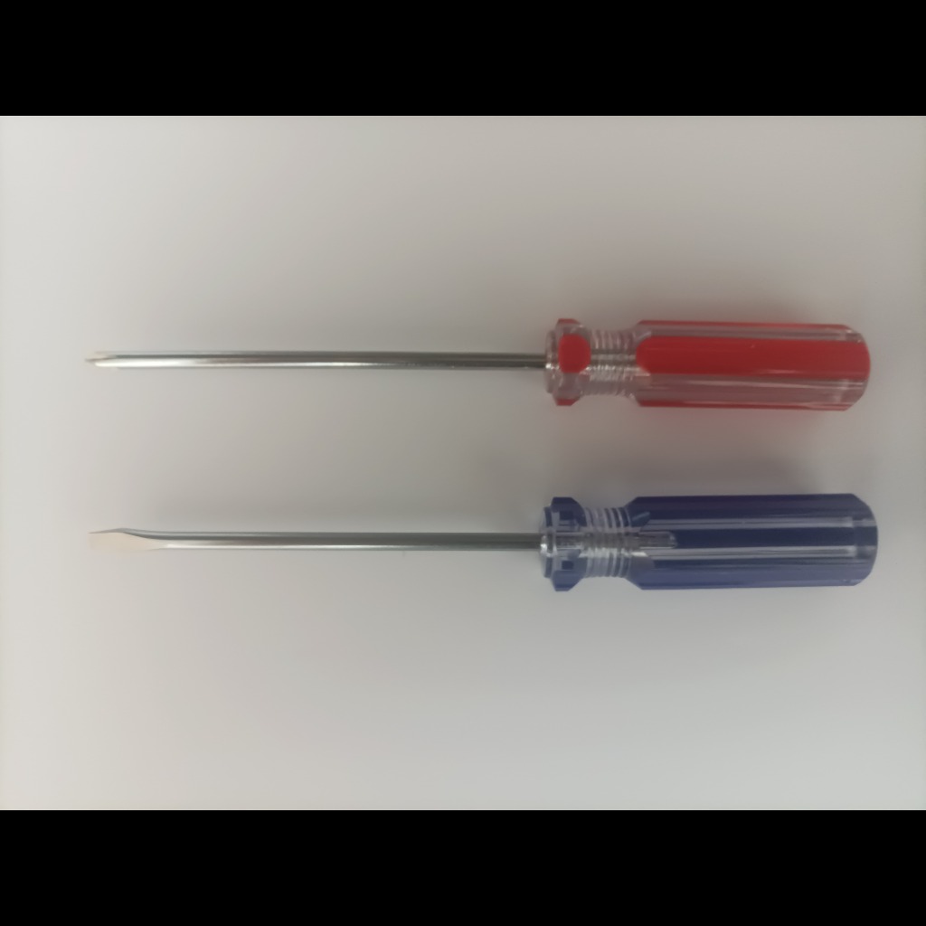 پیچ گوشتی دوسوـچهارسو 75*3 دسته کریستالی یک جفت