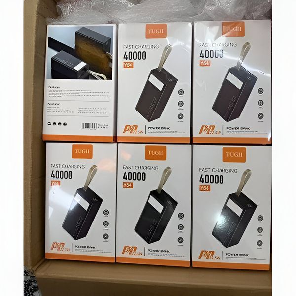 پاوربانک TUGII مدل Y-54 ظرفیت40000میلی آمپر اورجینال