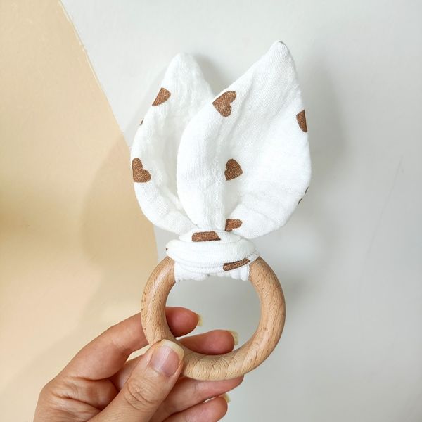 دندونی خرگوشی پارچه ای🤎