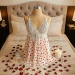 لباس خواب زنانه سایز بزرگ کد 100347
