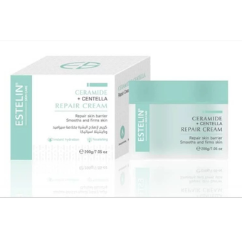 کرم بازسازی کننده پوست سرامید و سنتلا استیلن - Ceramide + CENTELLA Repair Cream ESTELIN