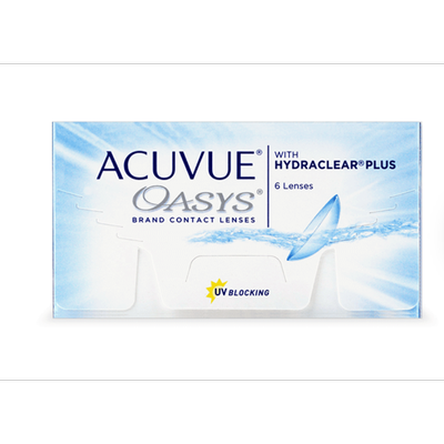 لنز طبی ماهانه اکیو وی اویسس Acuvue Oasys HydraClear Plus