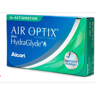 لنز طبی فصلی آستیگمات ایراپتیکس Airoptix Plus HydraGlyde for Astigmatism