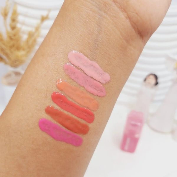 لیپ‌گلاس خیس قلبی برند Miss Lara💞