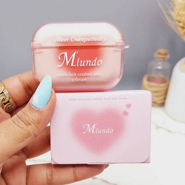 رژلب دوقلو ایرپادی برند M'lundo🍉